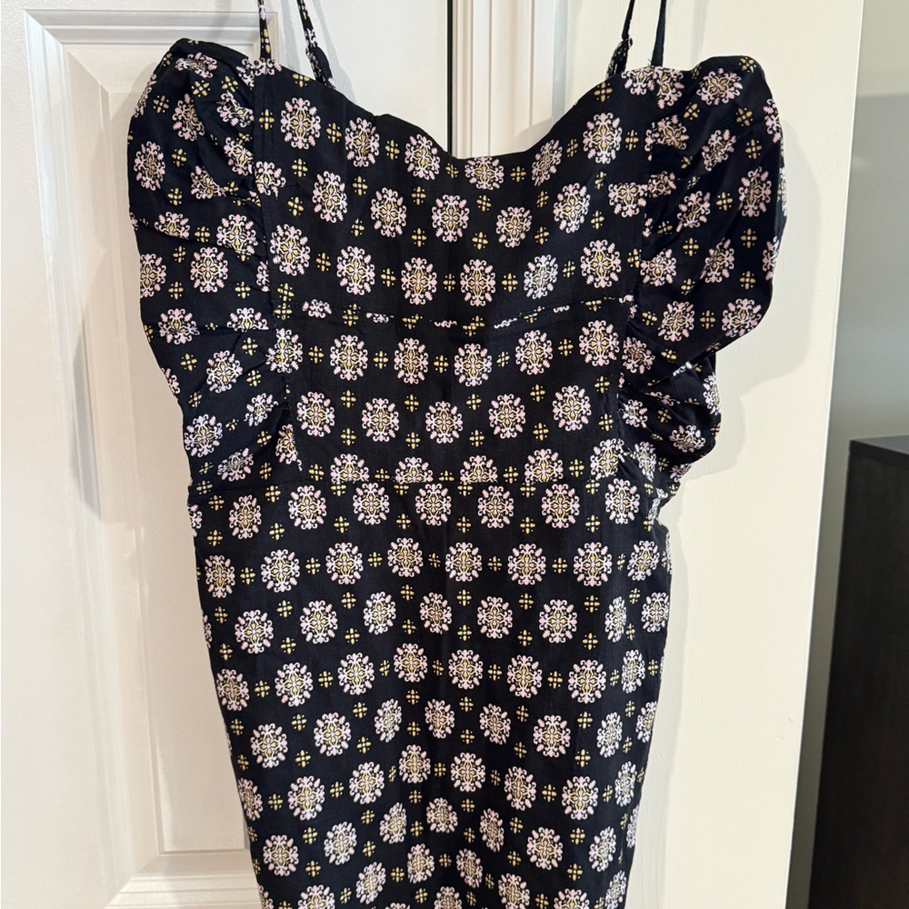 Floral Patterned Mini Dress